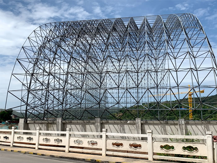 内蒙古山寨矿储煤棚网架